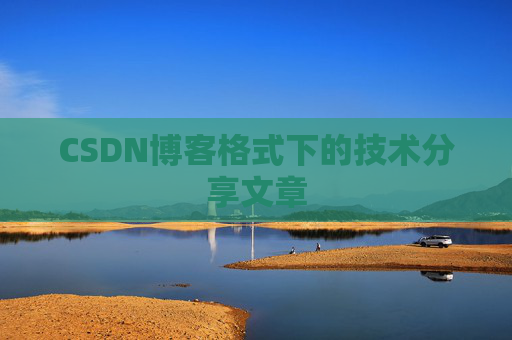CSDN博客格式下的技术分享文章
